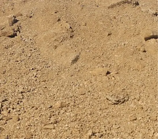Maicillo arneado para caminos y parcelas.